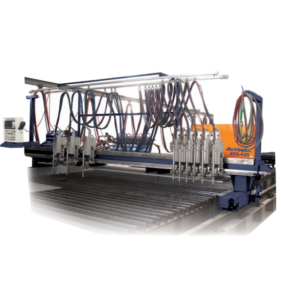 Máy cắt CNC GAS/Plasma 9 đầu cắt: ATG-500